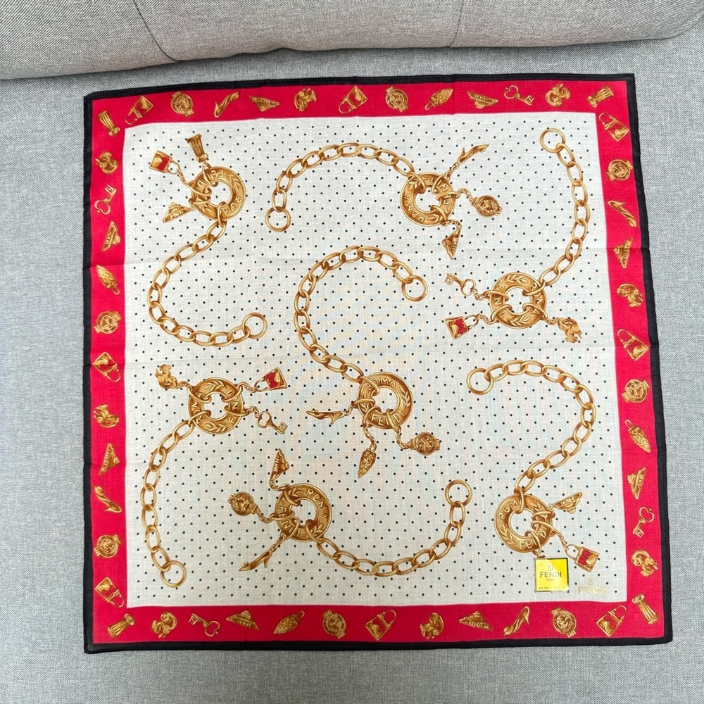 🆕🧣FENDI Handkerchief Scarf✨​ - Picture 3 of 15
